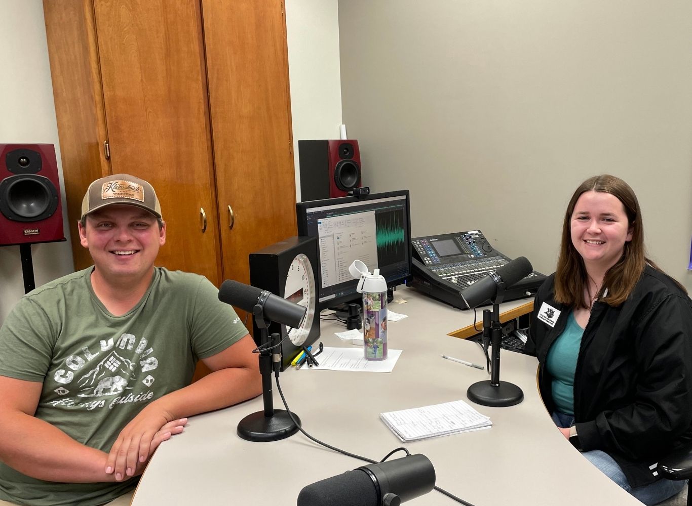 Blaine and Shelby on the radio